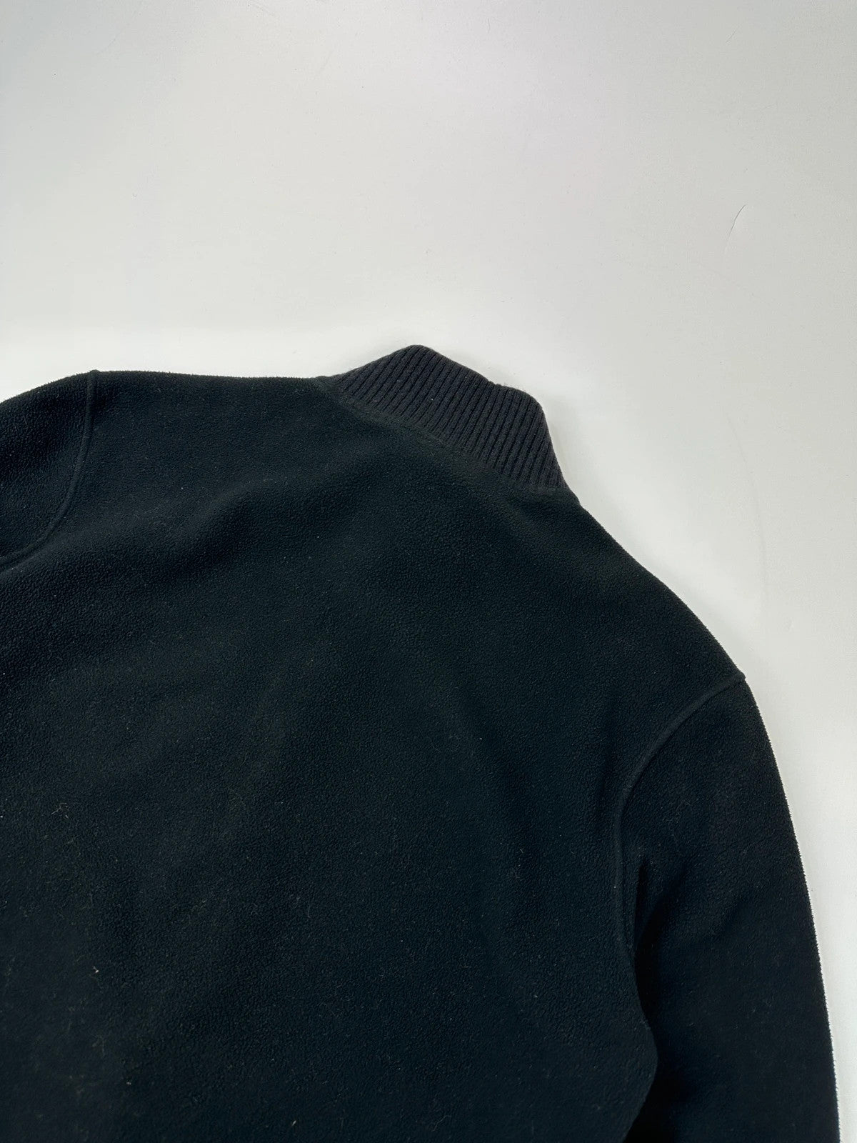 Prada Sport FW01-05 Black Fleece Quarter Zip Pocket