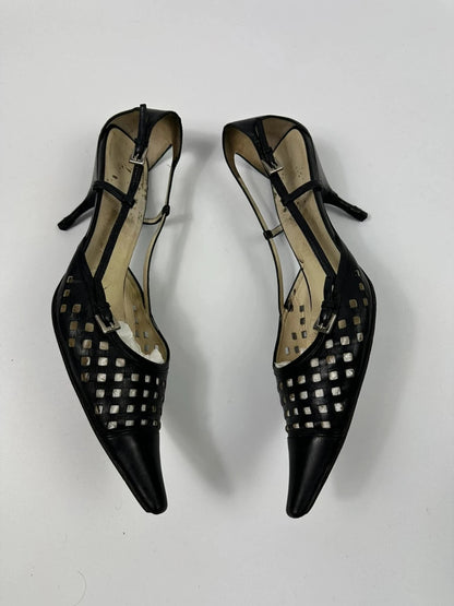 Prada 90’s Heels bumps escarpins talon bout pointu pointy toe