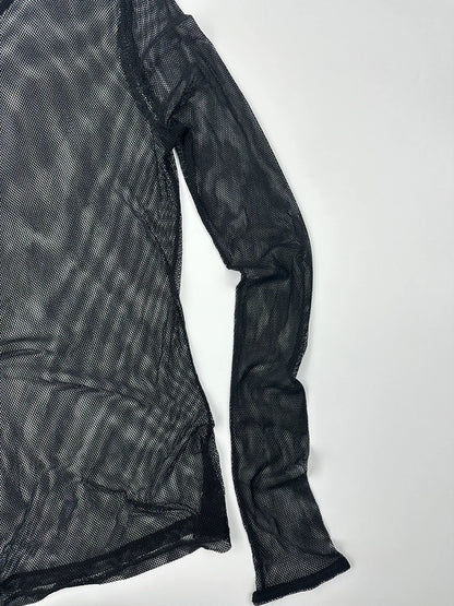 Dolce Gabbana 00’s Black Mesh Longsleeves
