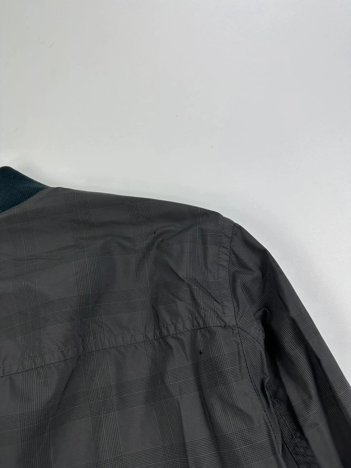 Prada Checkered SS2010 Nylon Bomber light jacket veste