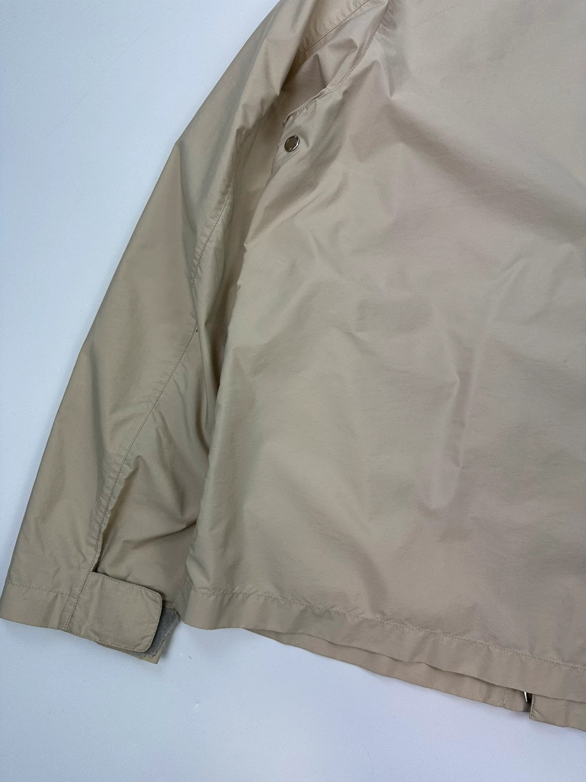 Prada Sport SS2000 Light Cream Nylon Jacket RedTab
