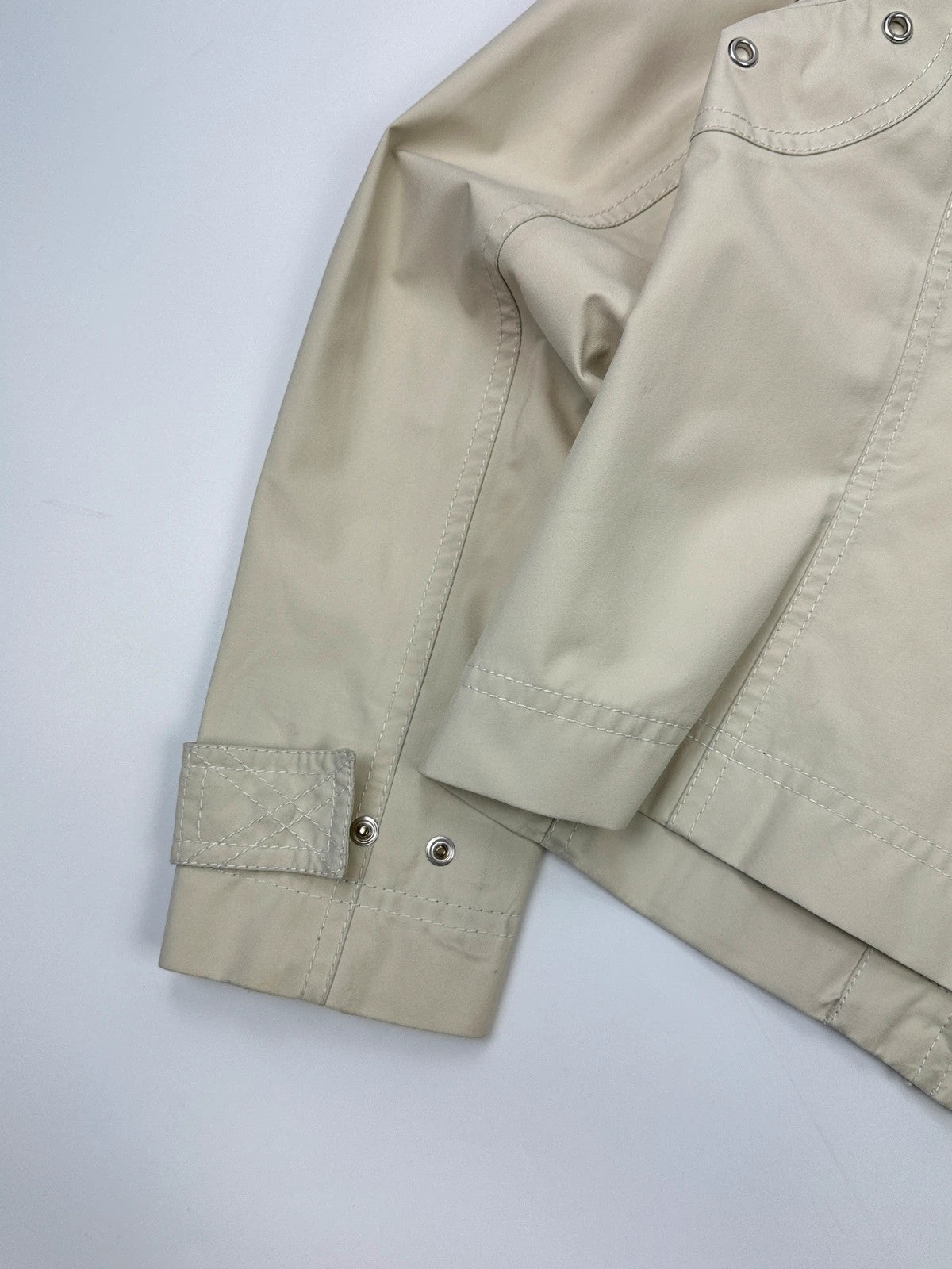 Prada Sport SS2000 Nylon Beige Gore-Tex Rain Jacket