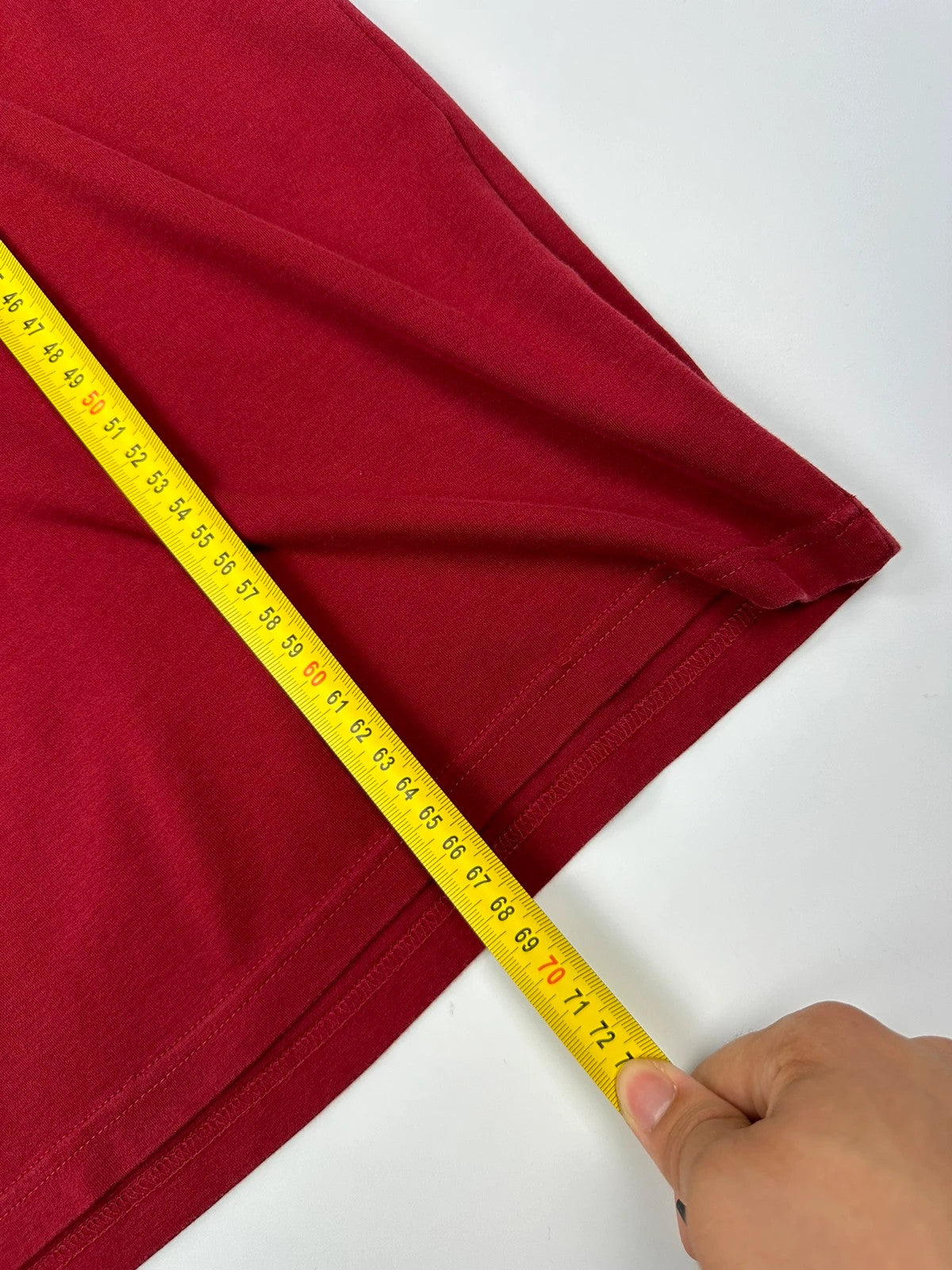 Prada Sport 00’s Red Burgundy Boxy Tee