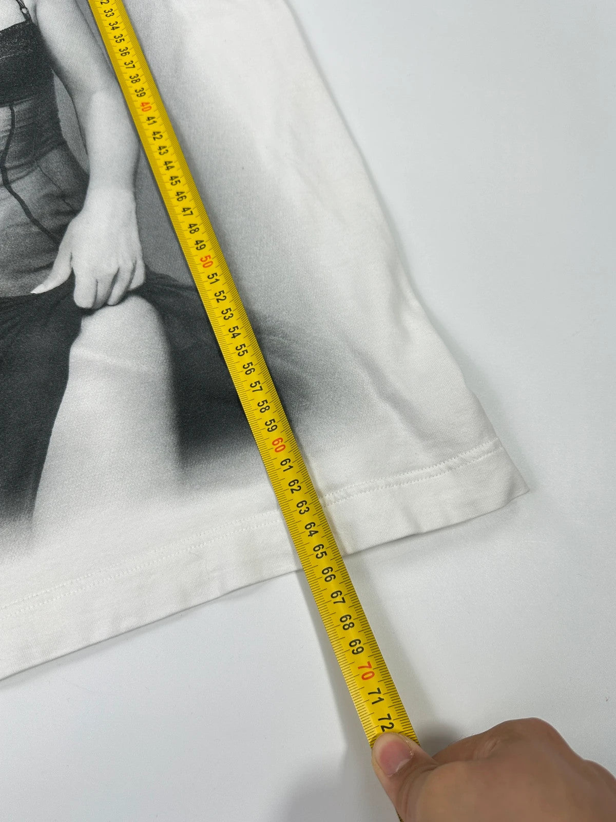 Dolce & Gabbana 2000s Monica Bellucci White Printed Tee