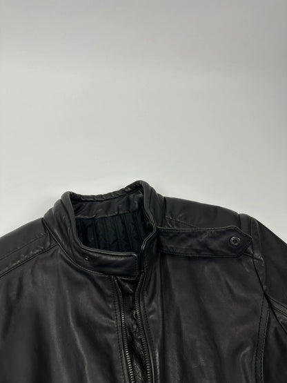 Prada Milano 90’s Motor Leather Jacket Bomber