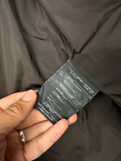 Prada Sport FW2006 Brown Padded Nylon Hooded Jacket