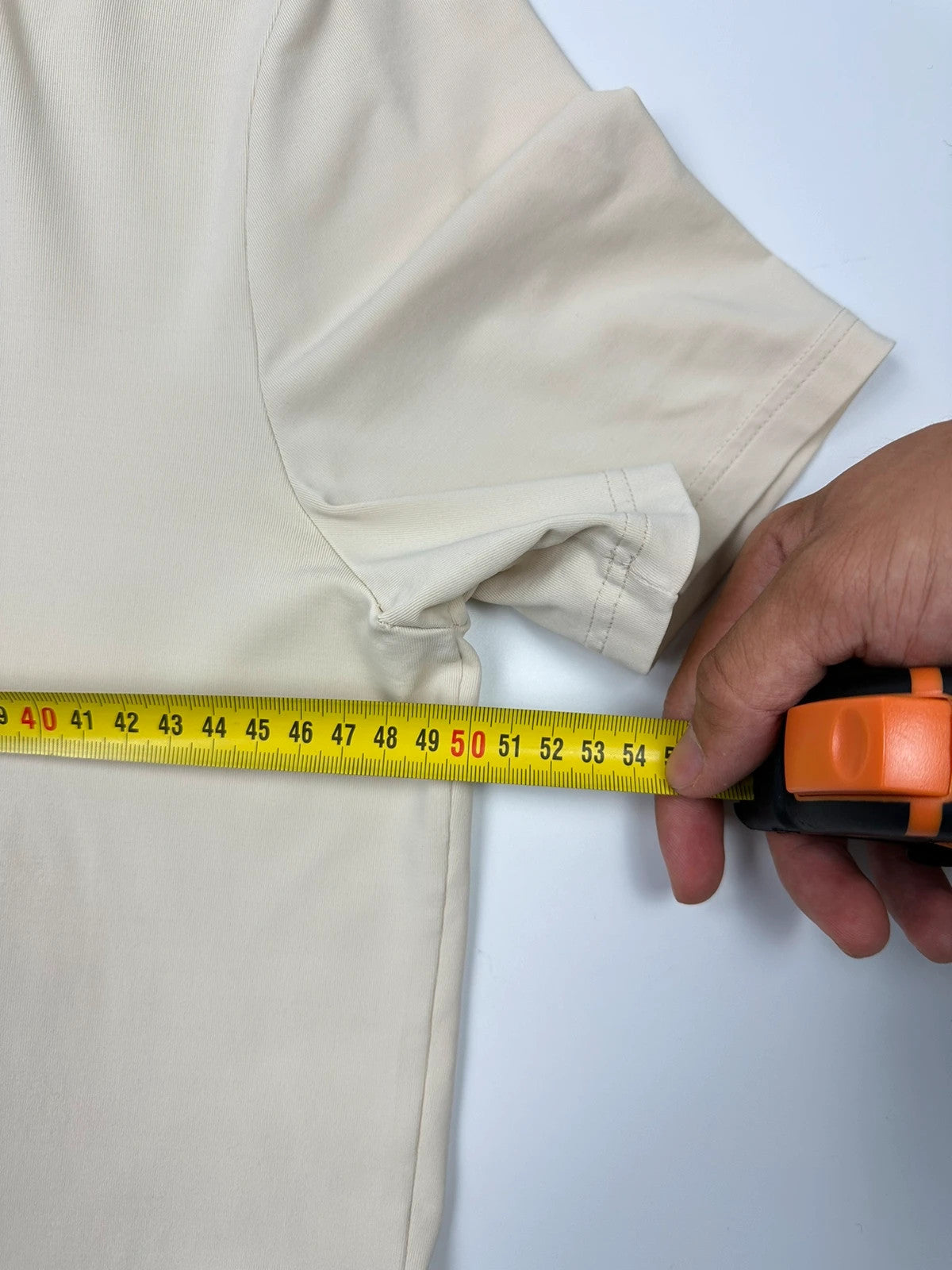 Prada Sport 00’s Beige Tee Short Sleeves Zip Pocket