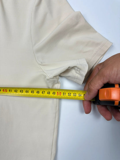 Prada Sport 00’s Beige Tee Short Sleeves Zip Pocket