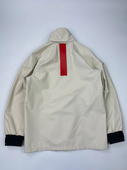Prada Sport FW2000 White Sailing Rain Jacket Gore-TexTapped Seam