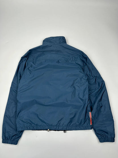 Prada Sport FW2016 Navy Blue & Black Reversible Nylon Jacket