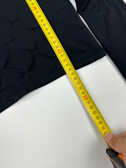 Marithé + François Girbaud 90’s Dark Navy High Neck Sporty Top