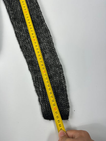 Acne Studio 00’s Black & White Mesh Cashmere & Wool Knit Sweater