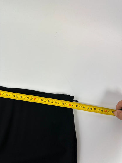 Jean Paul Gautier Femme Black Rayon Light Wide Legs Dress Pants