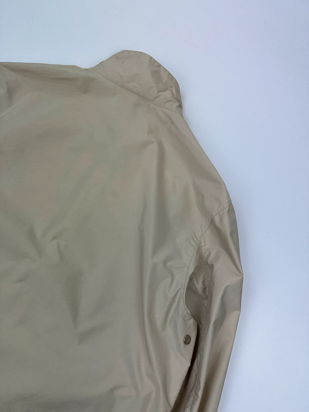 Prada Sport SS2000 Light Cream Nylon Jacket RedTab