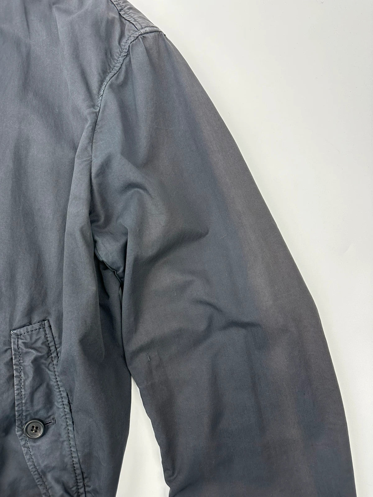 Prada Milano SS2007 Navy Blue Cotton Light Bomber Jacket