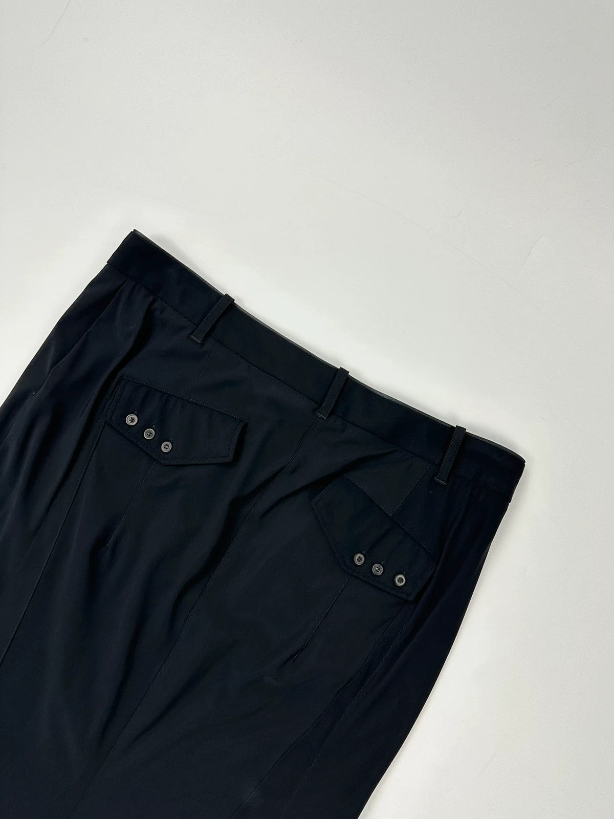 Marithé + Francois Girbaud 00’s Dark Navy Long Skirt