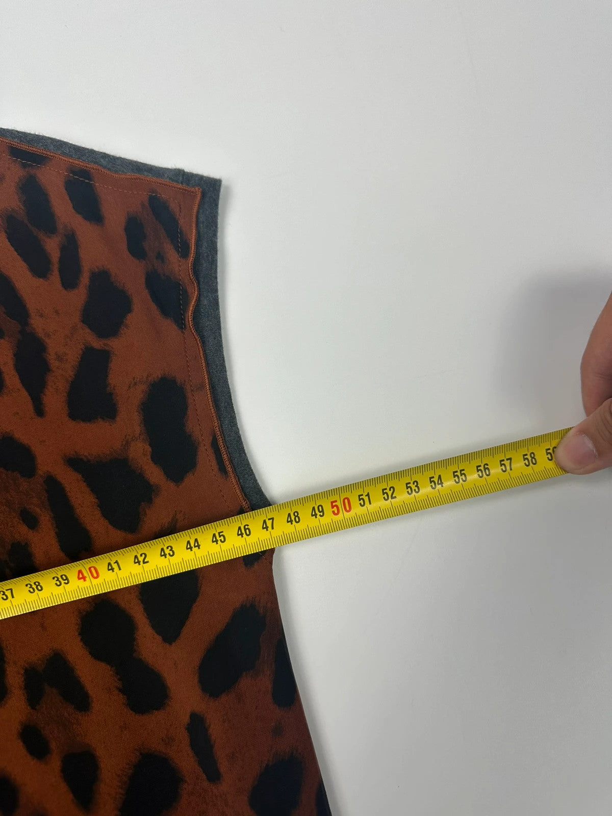 Dolce Gabbana 00’s Leopard Top Tank Top Silk