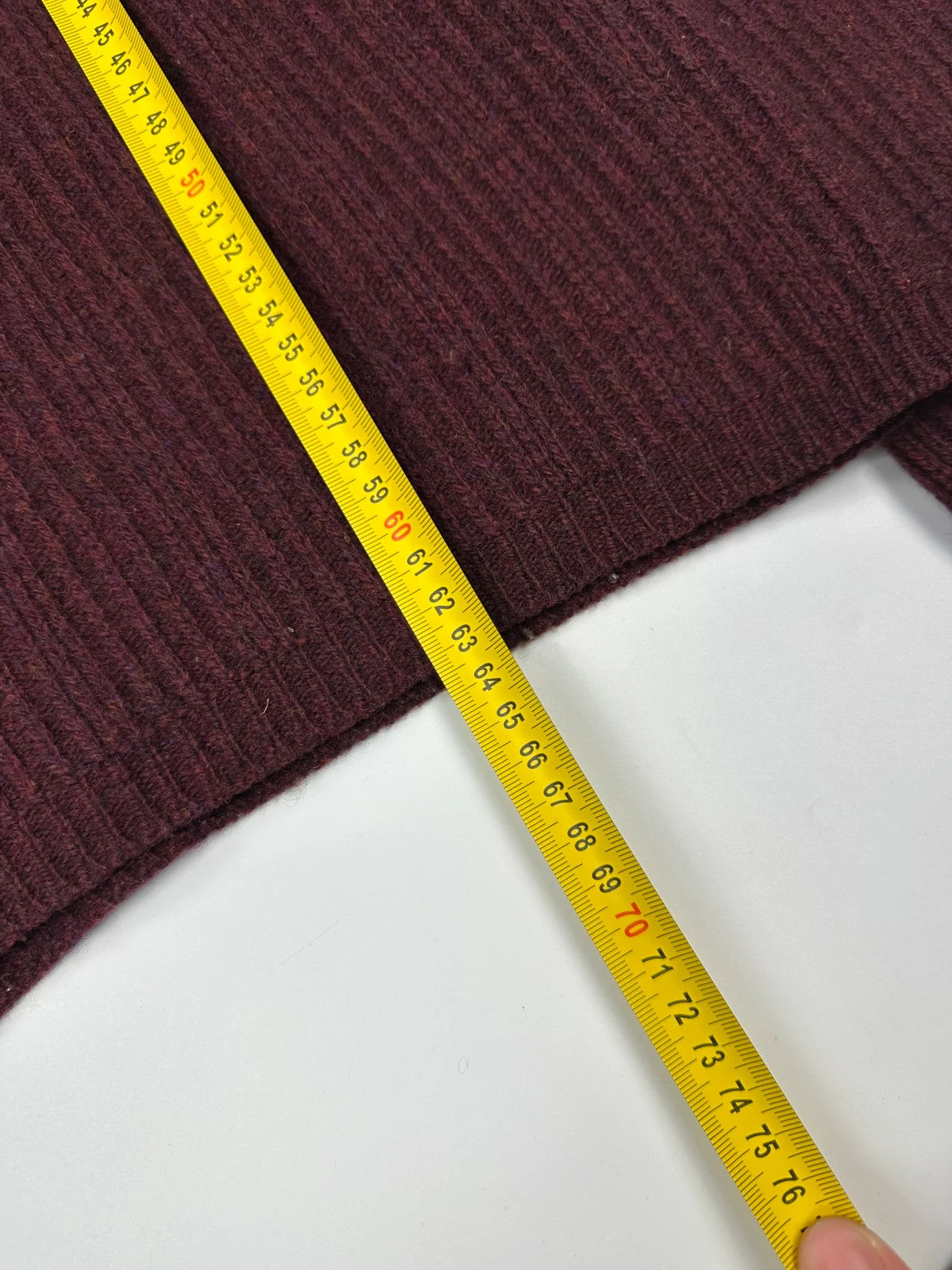 Prada Sport FW2008 Burgundy Wool Knit Sweater