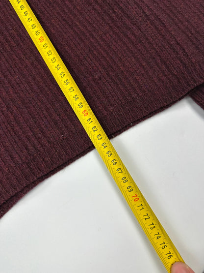 Prada Sport FW2008 Burgundy Wool Knit Sweater