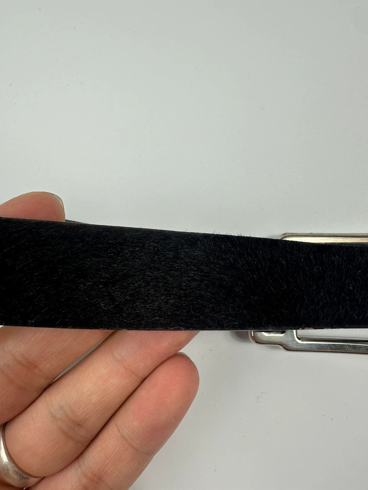 Prada 90´s Brown Fur Belt