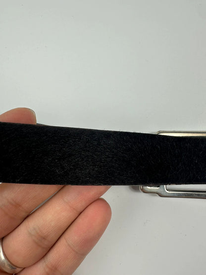 Prada 90´s Brown Fur Belt