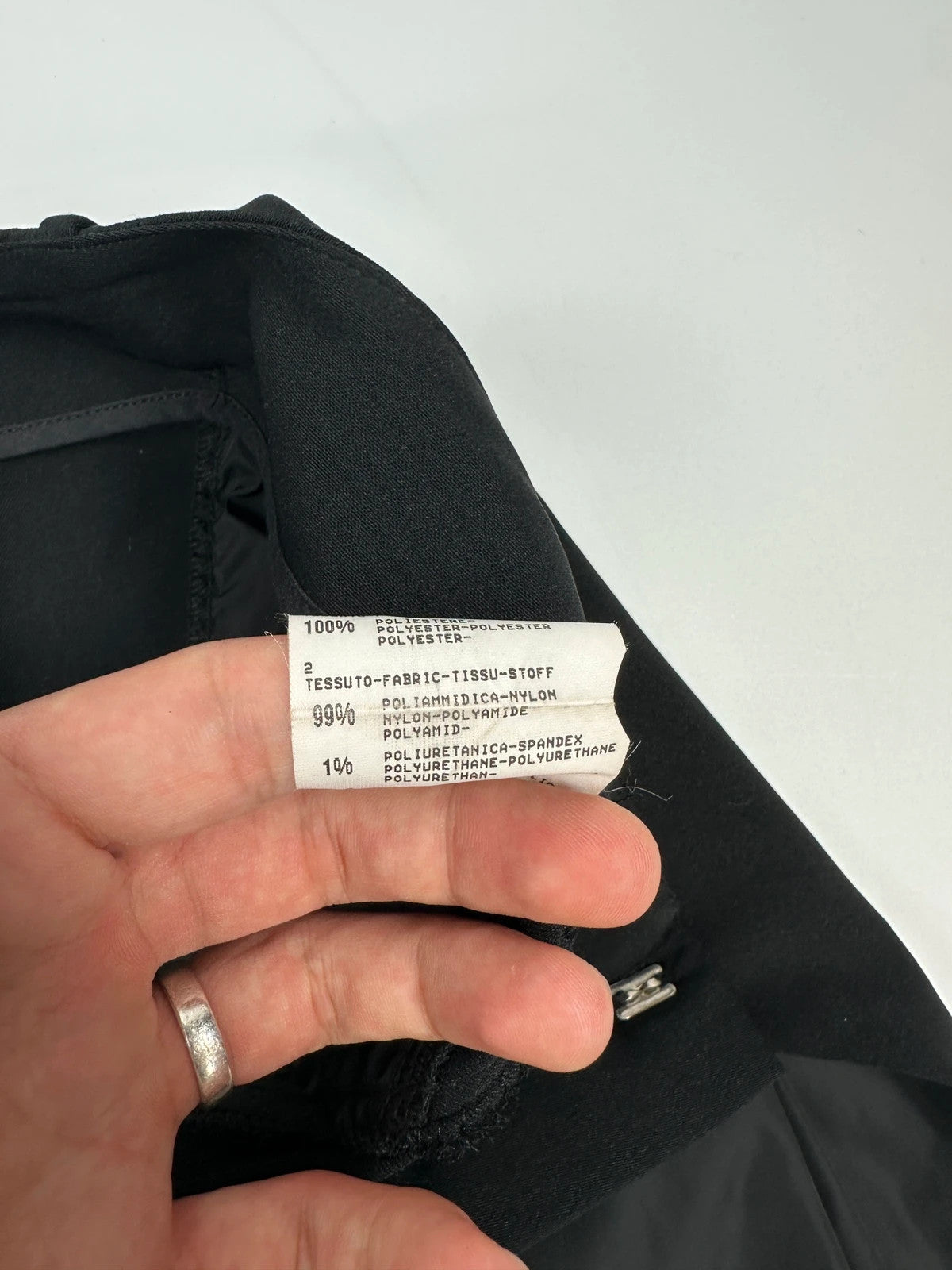 Marithé + François Girbaud 00’s Black Bi materials Black Ballon Wrap Pockets Wide Legs Pants