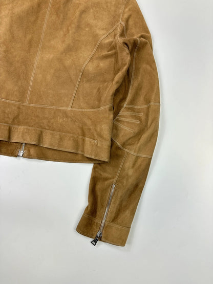 Prada Sport SS2002 Beige Suede Light Boxy Jacket