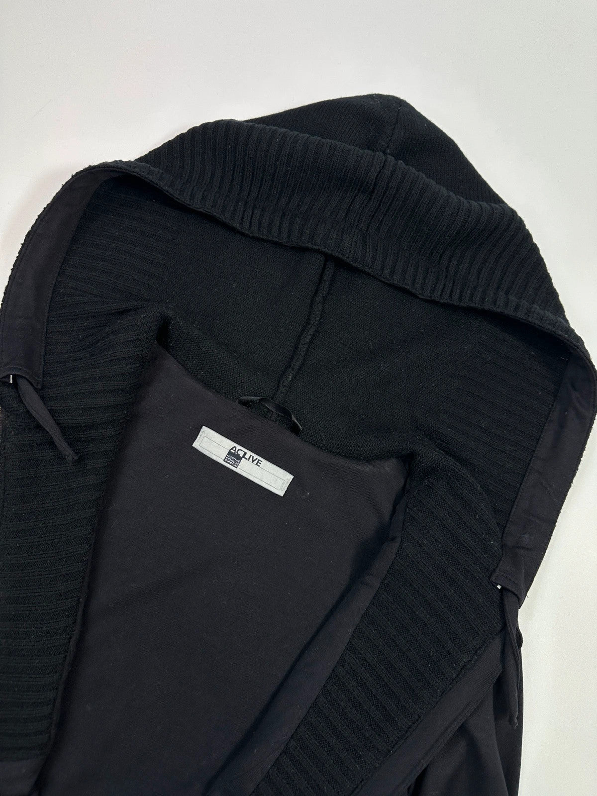 Marithé + François Girbaud 00’s Black Tech Hooded Jacket