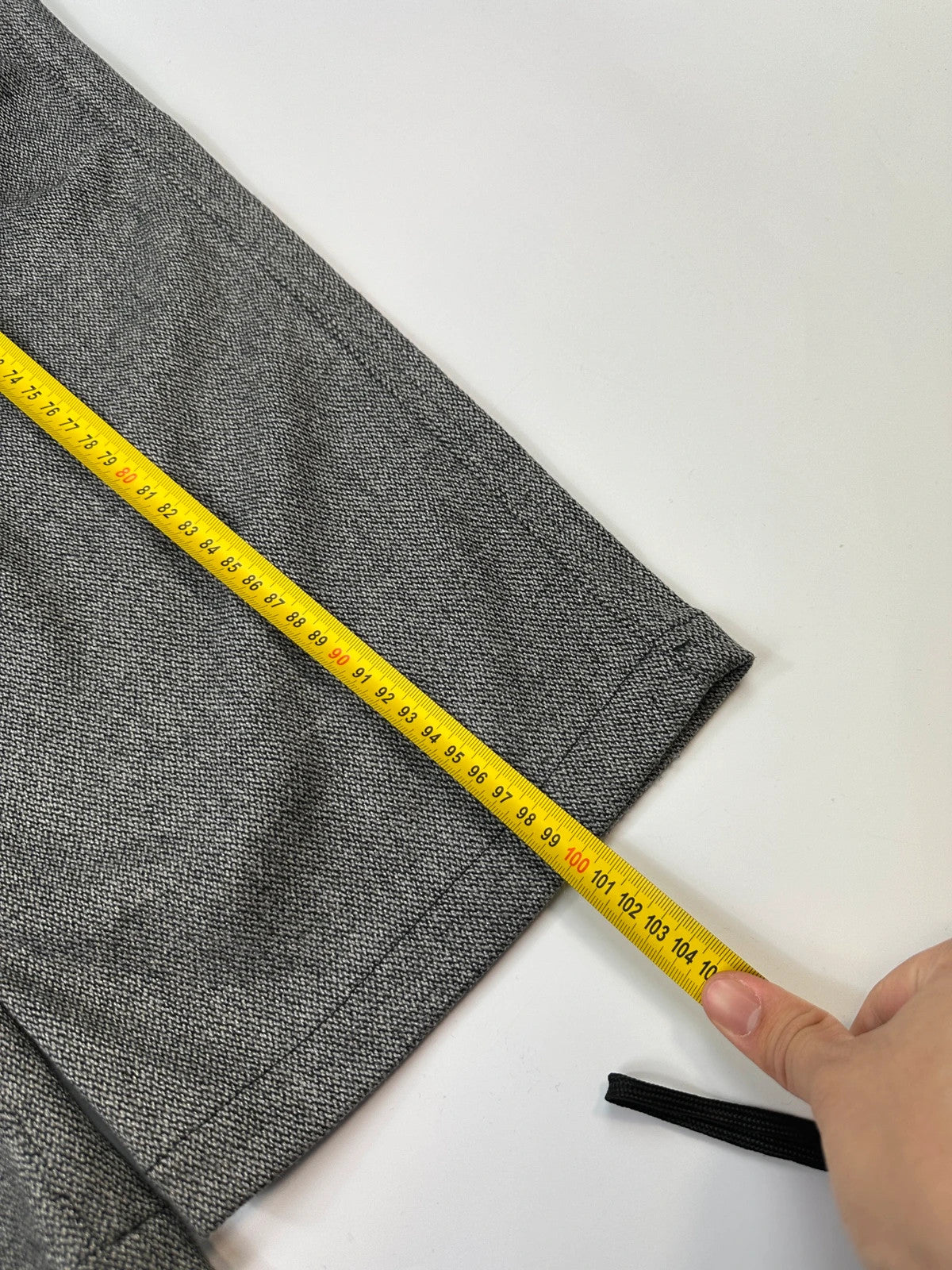 Emporio Armani FW2007 Grey Wool Wide Legs Dress Pants