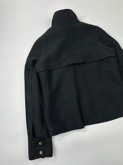 Dsquared 2 FW2004 Black Wool & Silk Cargo Multi Pocket Jacket