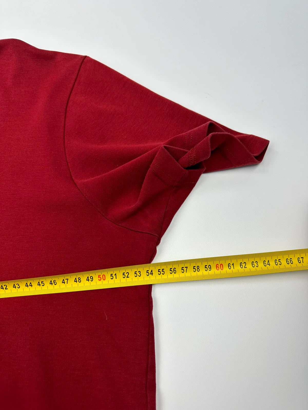 Prada Sport 00’s Red Burgundy Boxy Tee