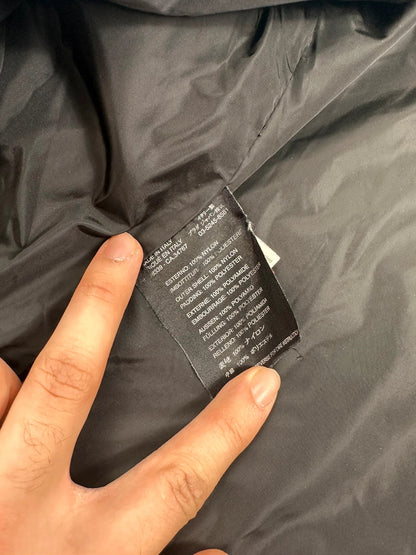 Prada Sport FW2002 Black Padded Nylon Jacket Double Zip