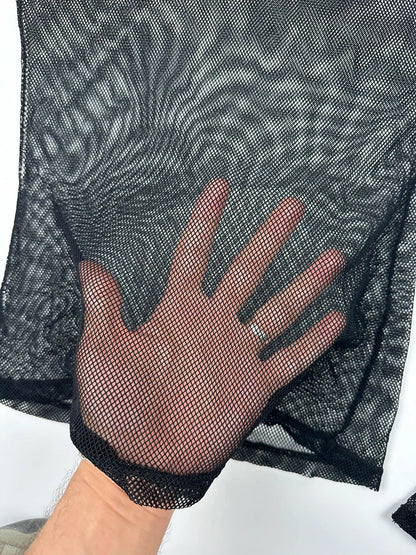 Dolce Gabbana 00’s Black Mesh Longsleeves