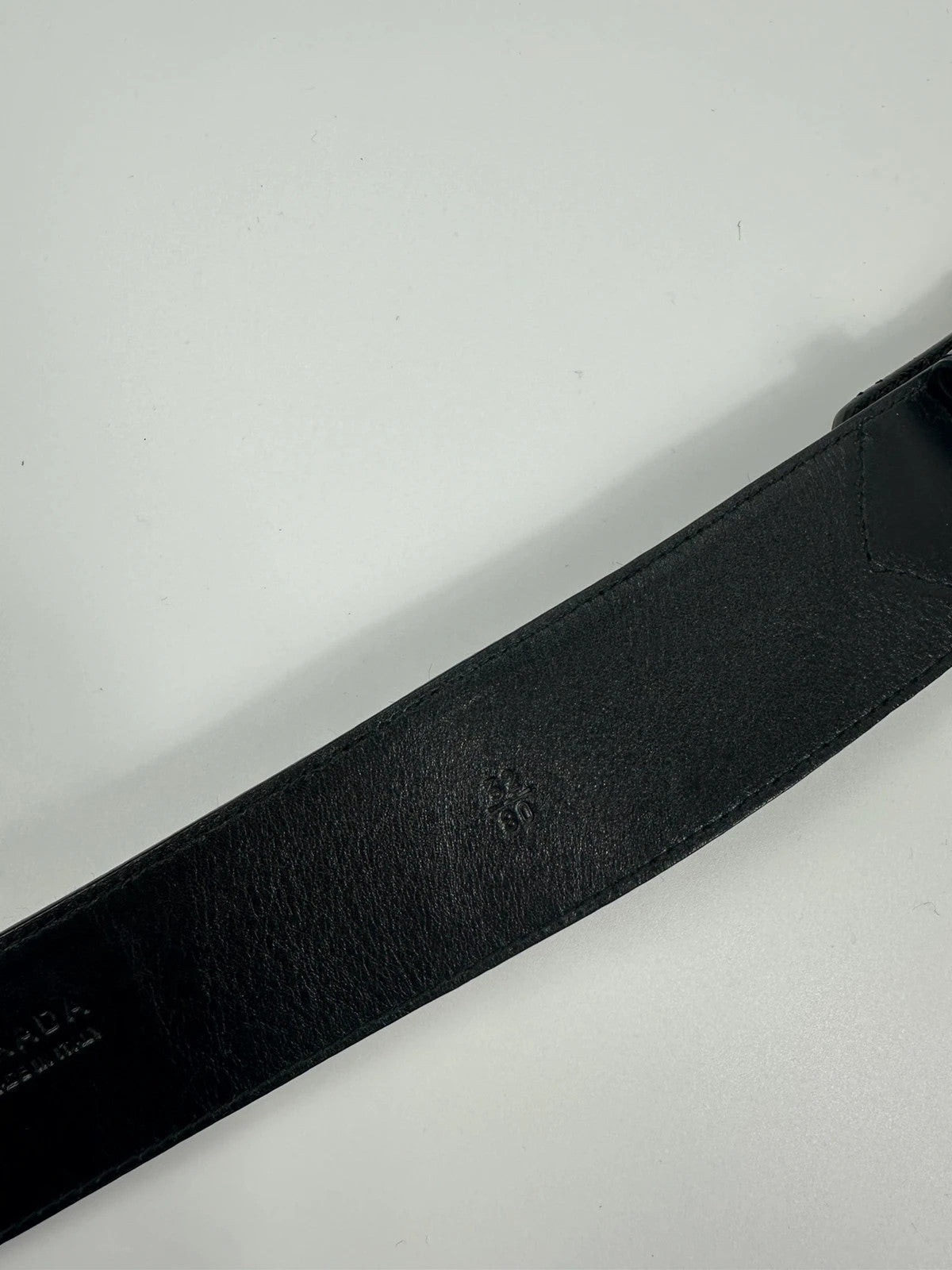 Prada SS2011 Zebra Fur Brown Belt