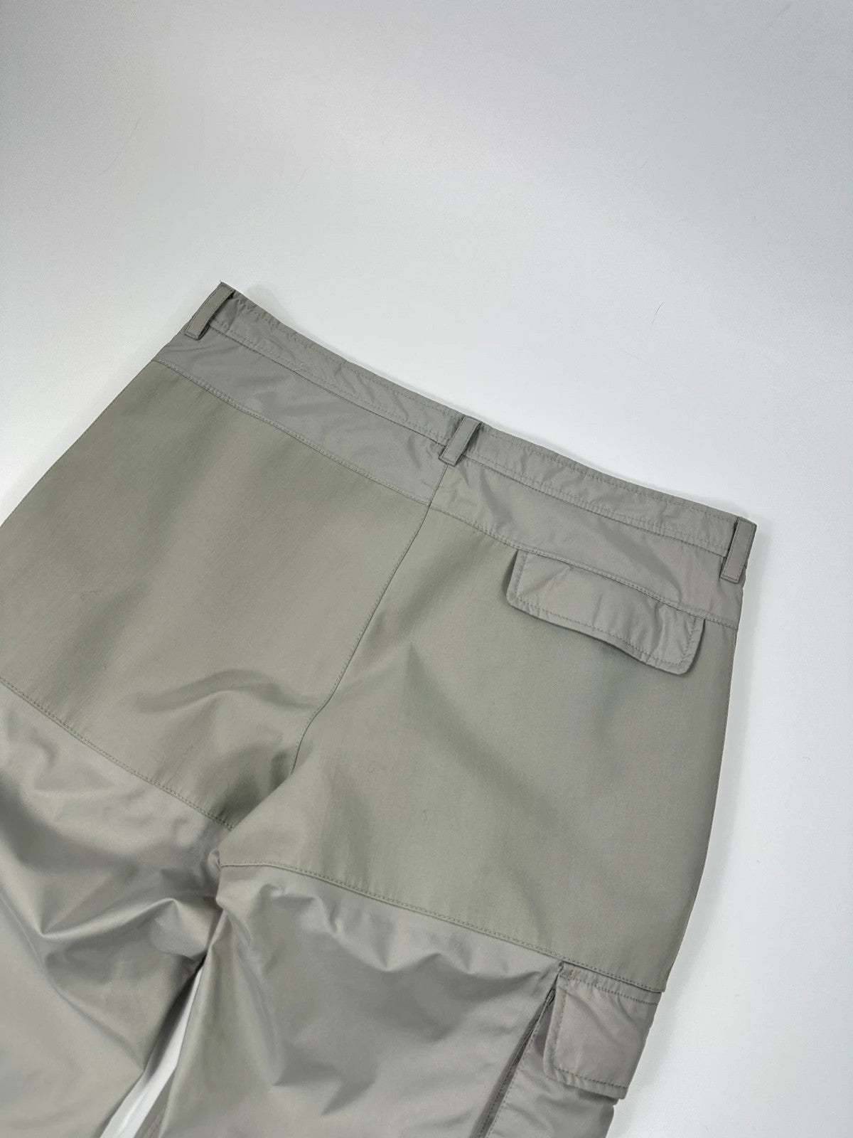 Prada Sport X Luna Rossa FW2006 Sailing Waterproof Grey Nylon Pants