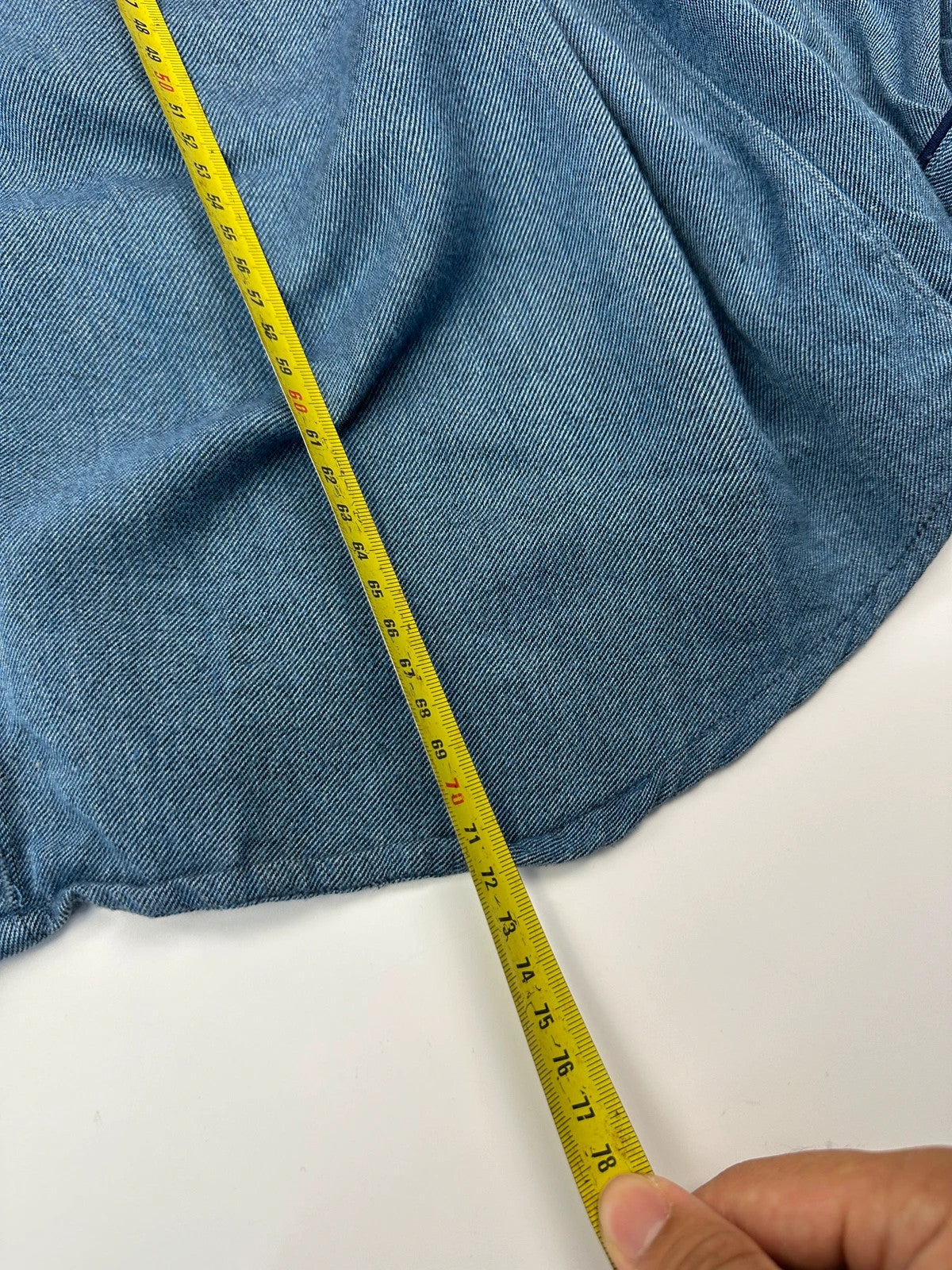 Marithé + François Girbaud 90’s Blue Oversized Shirt