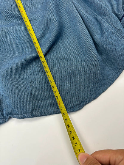 Marithé + François Girbaud 90’s Blue Oversized Shirt