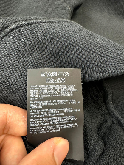 Saint Laurent 2018 Studded Strass Cat Eyes Black Hoodie