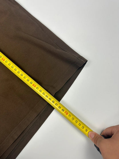 Prada Sport 00’s Brown Short Sleeve Tee Zip Pocket