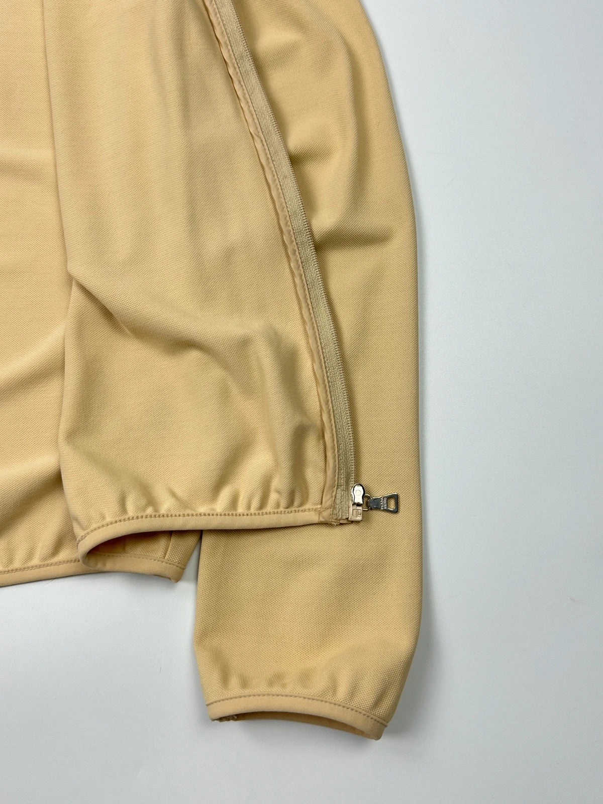 Prada Sport SS2000 Mesh Beige Hooded Nylon Jacket