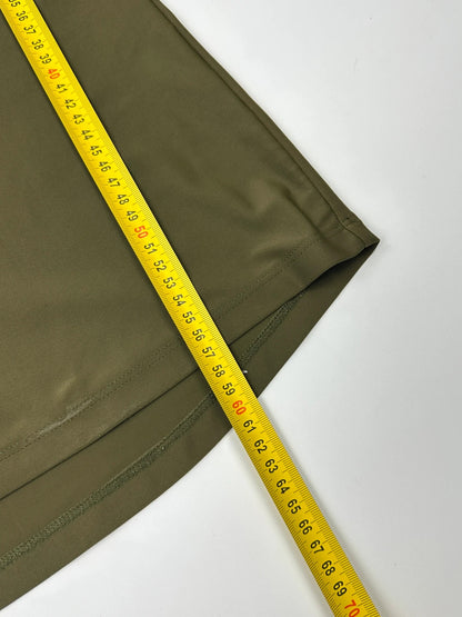 Prada Sport SS2006 Khaki Green Sporty Fitted Tee Nylon & Silk