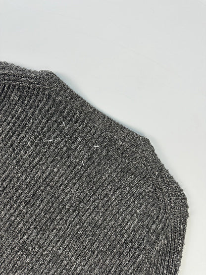 Maison Margiela FW2017 Line 14 Grey Knit Sweater Zip Sleeves