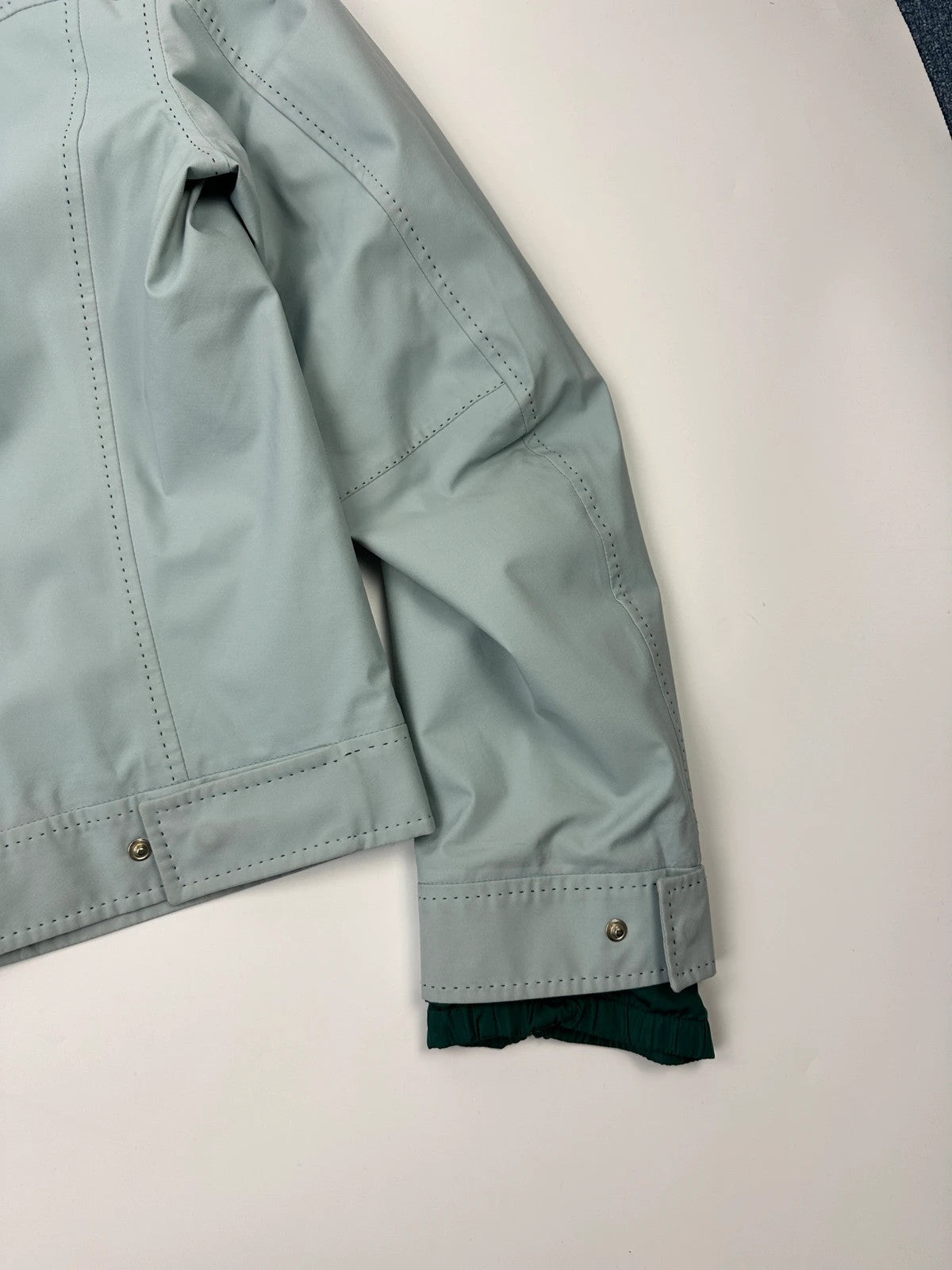 Prada Sport SS2000 Baby Blue Gorex-Tex Nylon Jacket
