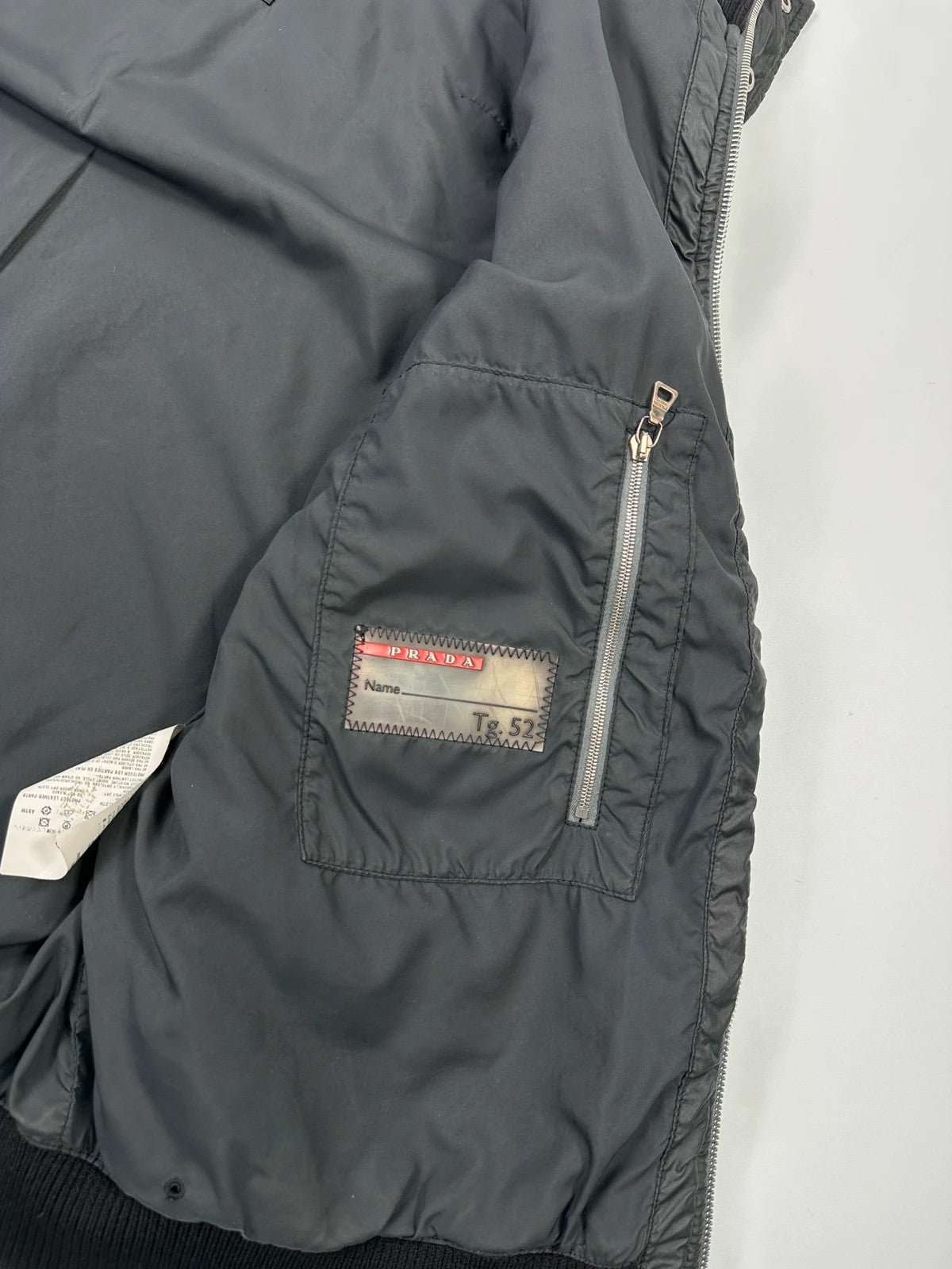 Prada Sport FW2006 Black Sleeveless Puffer Jacket