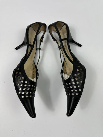 Prada 90’s Heels bumps escarpins talon bout pointu pointy toe