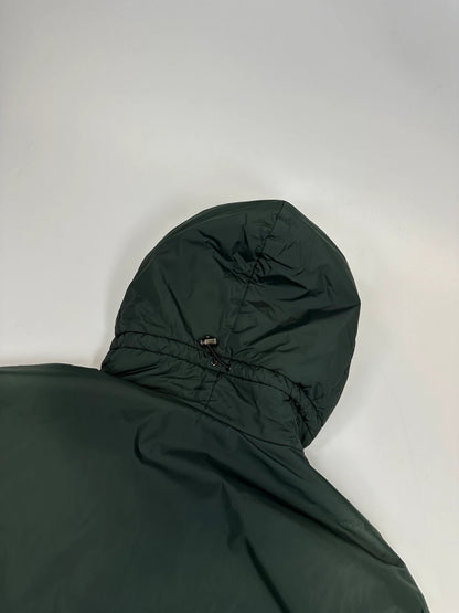 Prada Sport FW1999 Green 2In1 Technical Padded Hooded Jacket/Bag