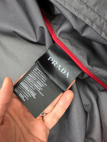 Prada Sport FW2014 Red Nylon Light Bomber Waterproof Jacket