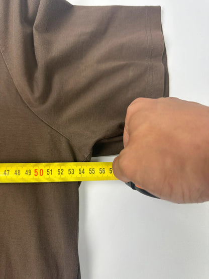 Prada Sport 00’s Brown Short Sleeve Tee Zip Pocket