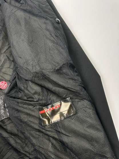 Prada Sport FW2007 Black Nylon WindStopper Jacket