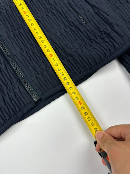 Prada Sport FW2011 Plissé Navy Blue Jacket